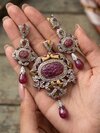 Ruby Pendant Set - Gender: Women