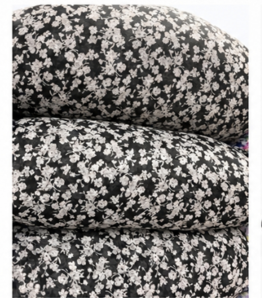 62 Inch Printed Chiffon Fabric