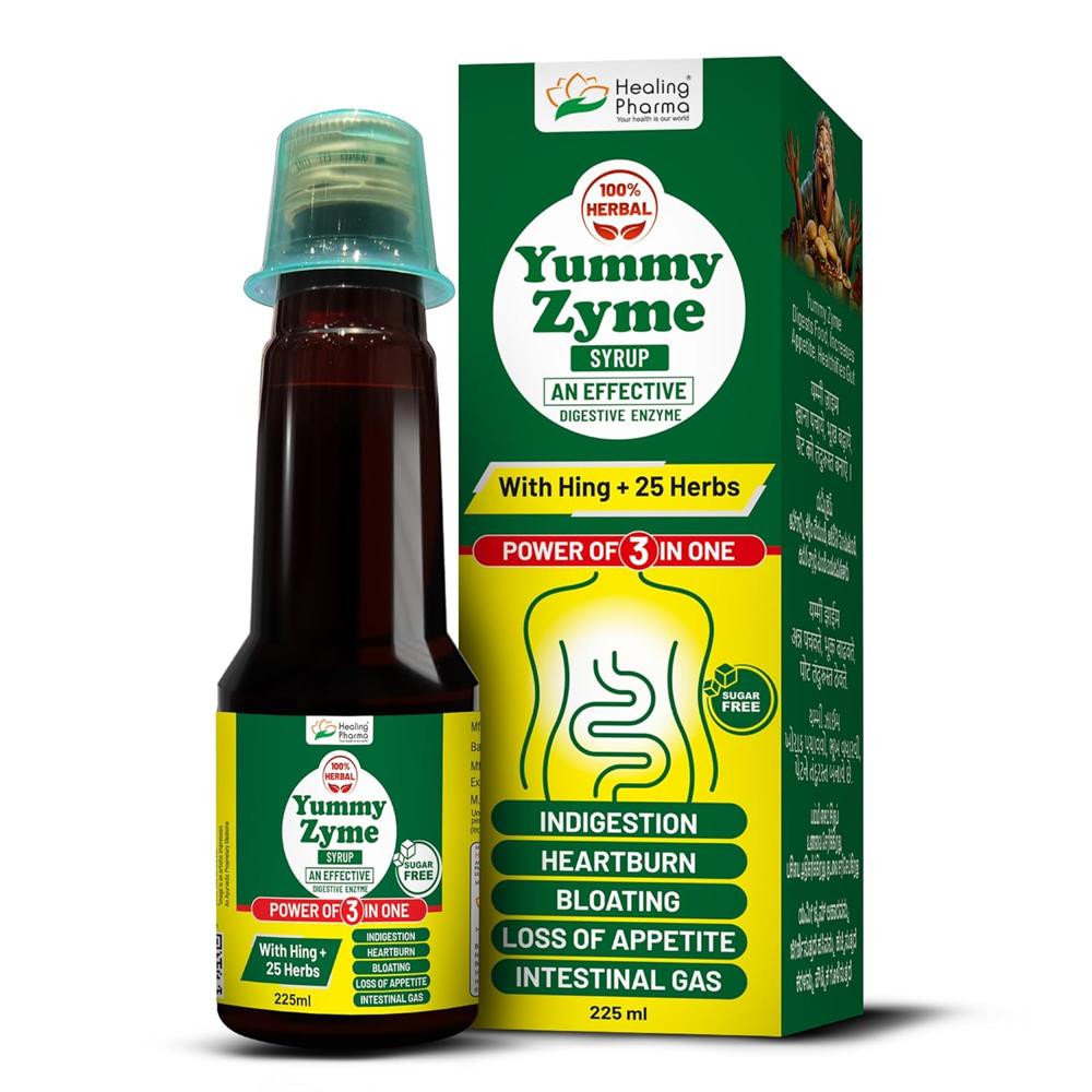 Yummy Zyme Digestive Enzyme Syrup (sugar Free) - Brand Name: Healing Pharma