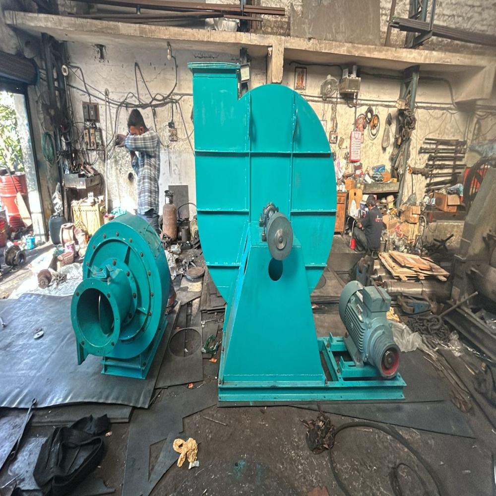 Blower Id Fan - Stainless Steel, Custom Size, Blue/grey | Energy Efficient, Low Noise, Vibration Balanced