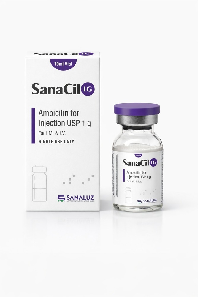 Sanacil 1gm - Ampicillin 1gm Injection