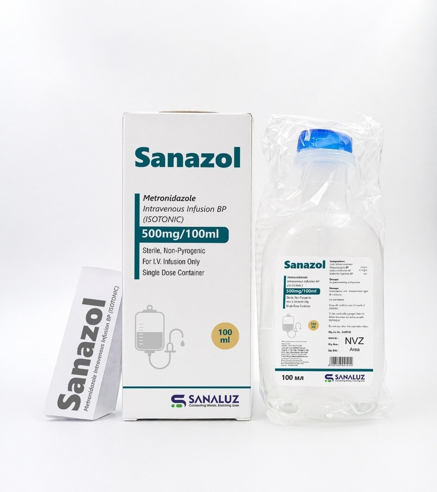 Sanazol 500 - Metronidazole 500mg Infusion 100ml
