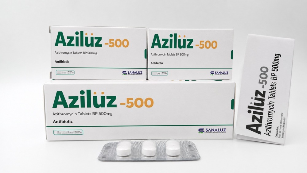 Aziluz 500 - Azithromycin 500mg Tablet