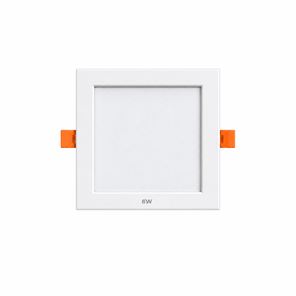 22W Slim Led Panel Ceiling Light - 8 inch Cut Out Size, Aluminium Housing (Square)