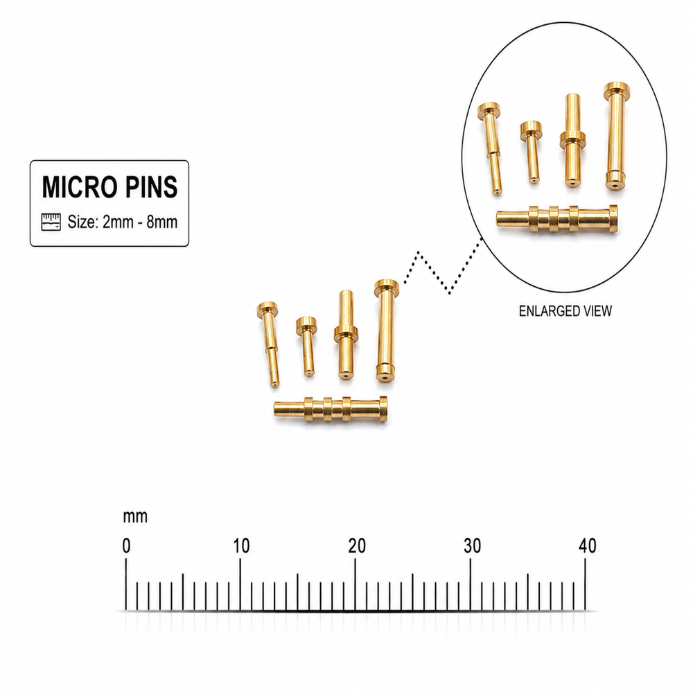 Precision Brass Micro Pins