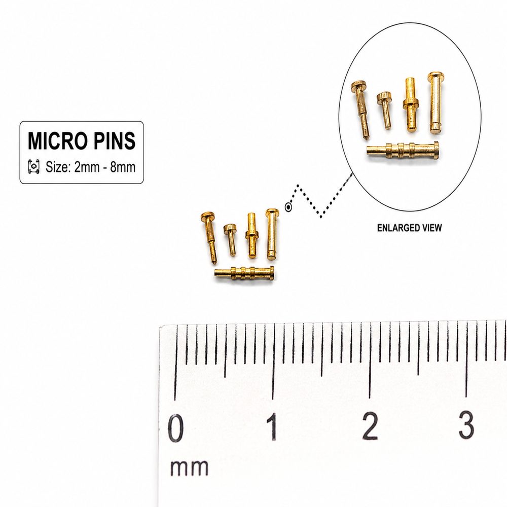 Precision Brass Micro Pins