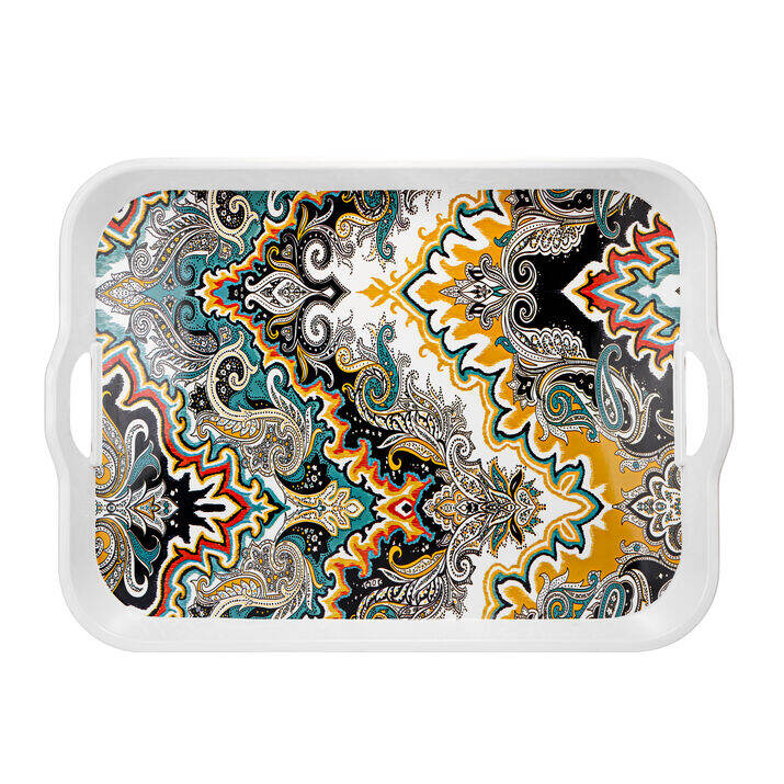 Melamine Taj Handle Tray 6 No