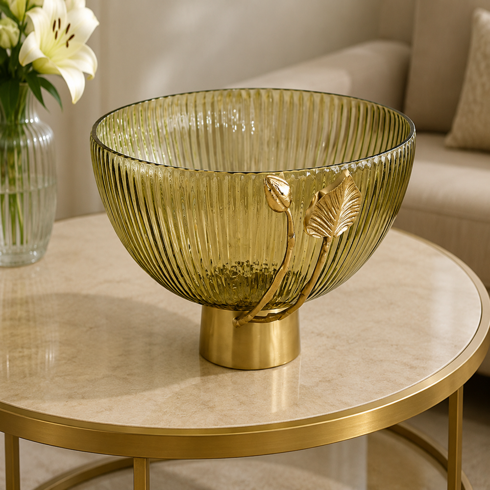 Fruit Bowl Gold color