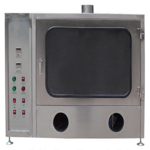 Automotive Wire Combustion Tester - Stainless Steel, 1100x600x1300mm | Vertical/Horizontal Flame Testing, Digital Timer, Safety Protections