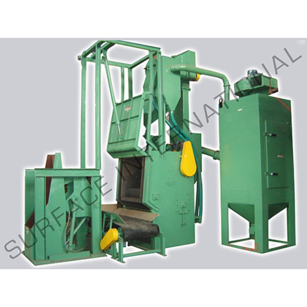 Tumblast Type Blasting Machine - Color: Green
