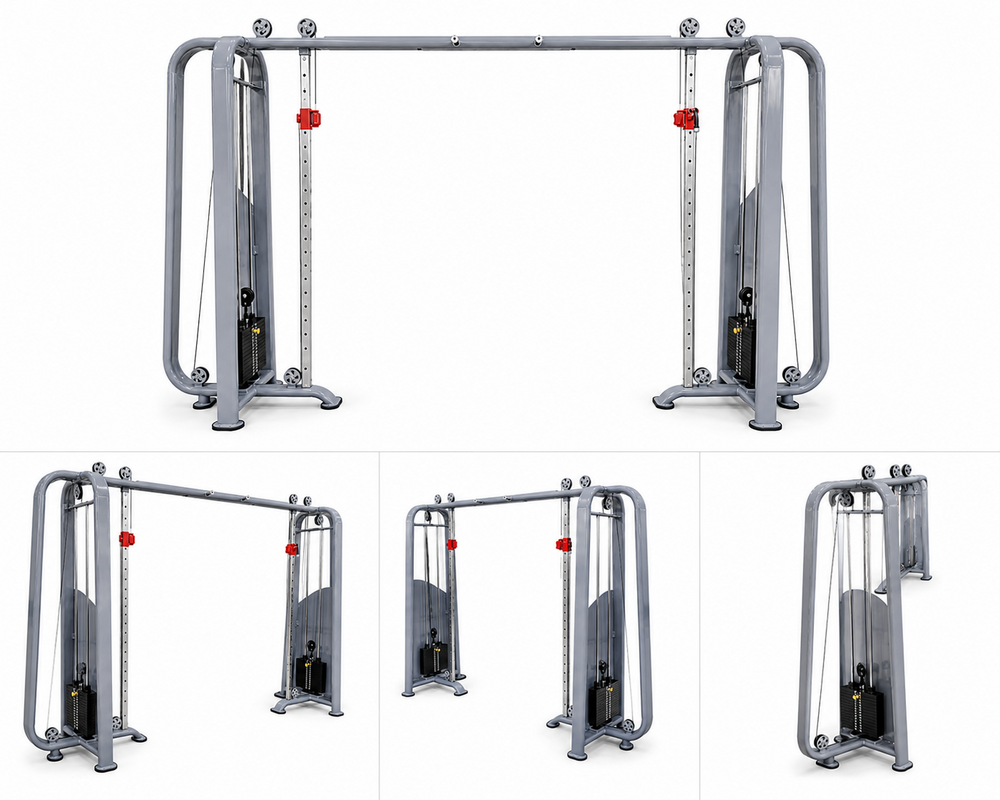 Cable Cross Over Machine - Cable Length: Adjustable Per Exercise