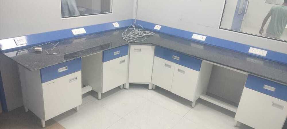 L-Type Corner Wall Bench With Seatting Arrangement