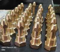 Brass Nut Nipple - Cnc Machined Brass, 1/4-1/2 Inch, Polished/chrome | Corrosion Resistant, Leak-proof, High Flow Efficiency