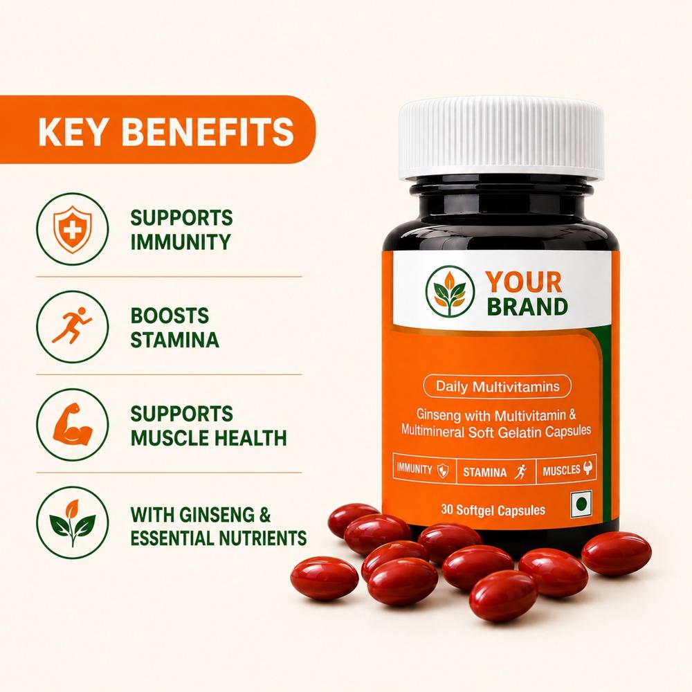 Multivitamin And Mineral Softgel Capsules