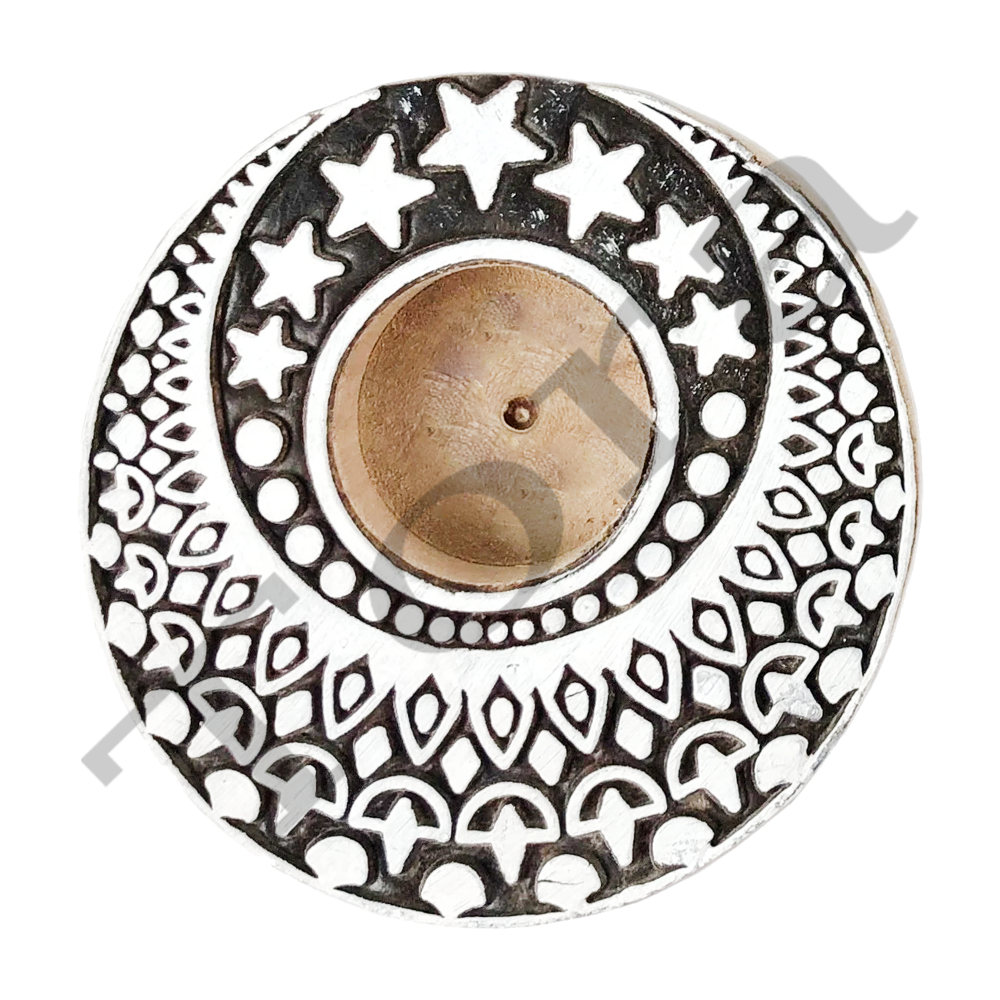Tora Round Wooden T Light Holder Export Quality Handmade Home Decor (TCLH6512)