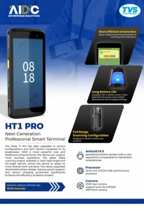 T1 Pro TVS Barcode Scanners