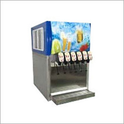 6 Valve Soda Fountain Machine - Stainless Steel, 33x33x36 Inch, Blue | Low Power, Easy Install, Long Life