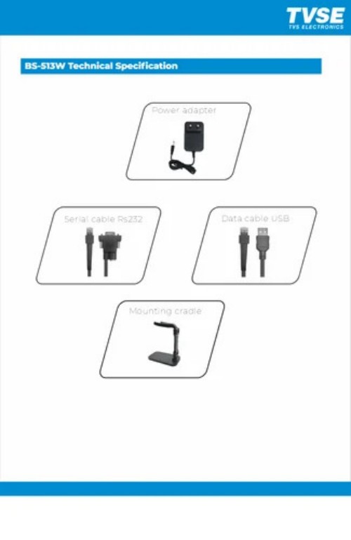 BS-513 TVS Barcode Scanners