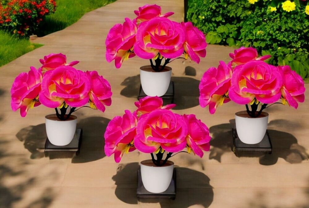 Artificial Flower With Basket