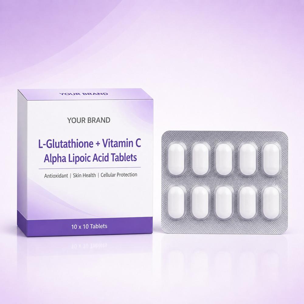glutathione alpha lipoic acid L-glutathione, Vitamin-c And Alpha Lipoic Acid Tablet at 24.00 INR at Best Price in Ahmedabad
