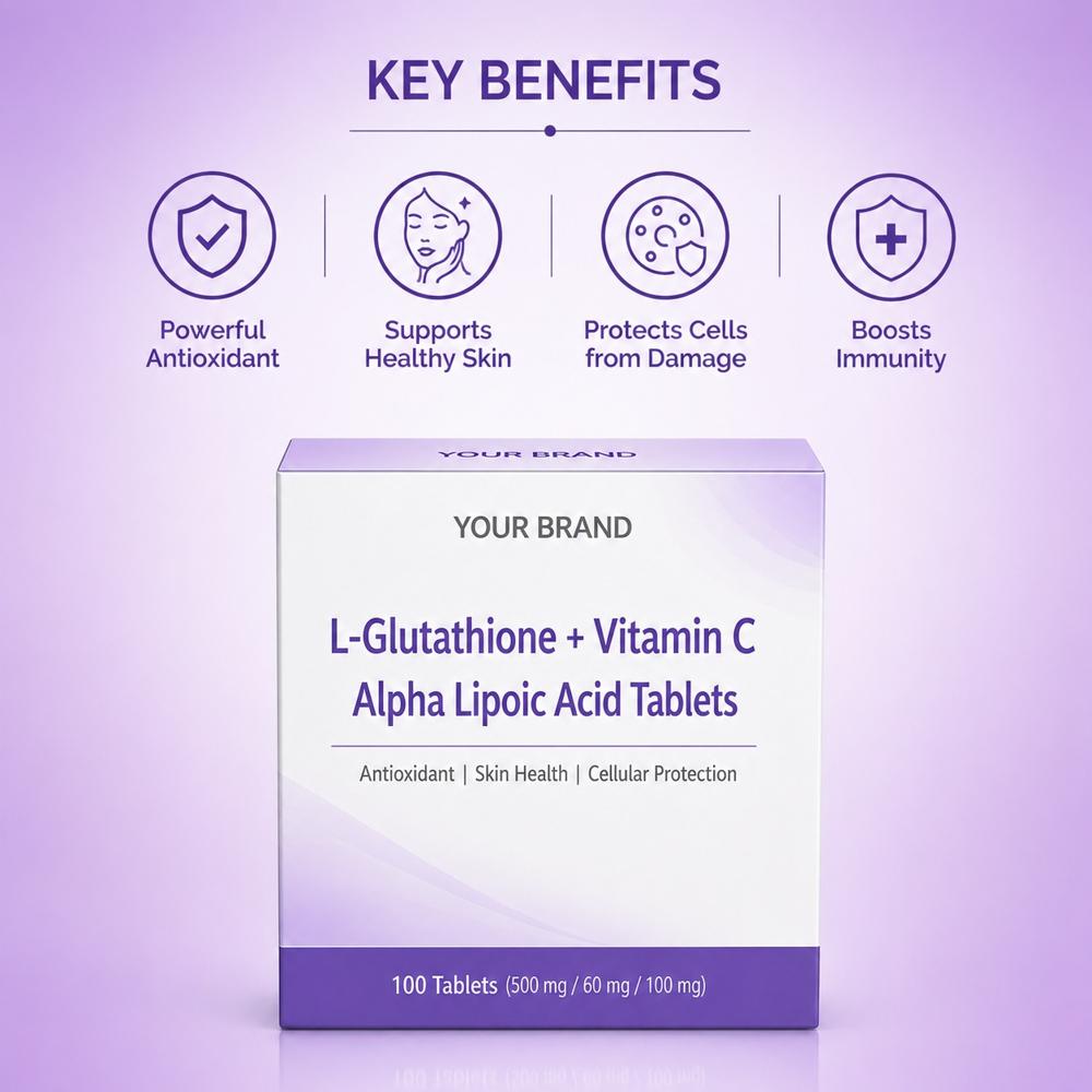 glutathione tablet brands L-glutathione, Vitamin-c And Alpha Lipoic Acid at 24.00 INR at Best Price in Ahmedabad Weight:50mg Ferroptosis in diabetes mellitus Numbuzin No.5+ Glutathione C Spa Cleanser