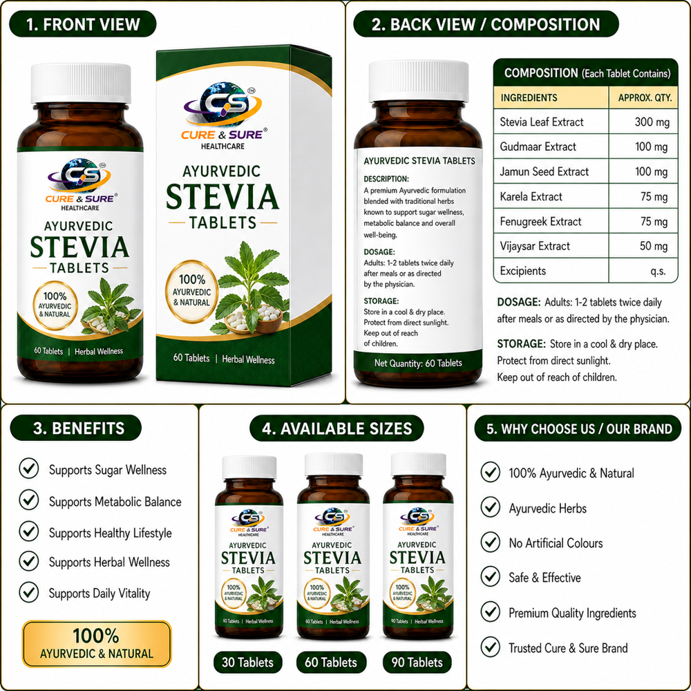 Ayurvedic Stevia Tablets Third Party Manufacturing