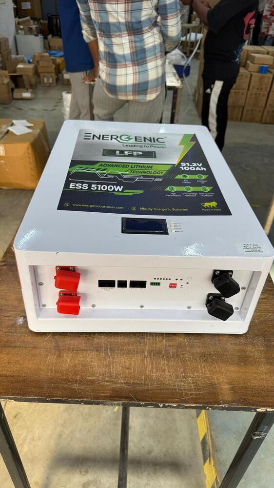 51.2V 100Ah ESS 5100W Lithium Battery