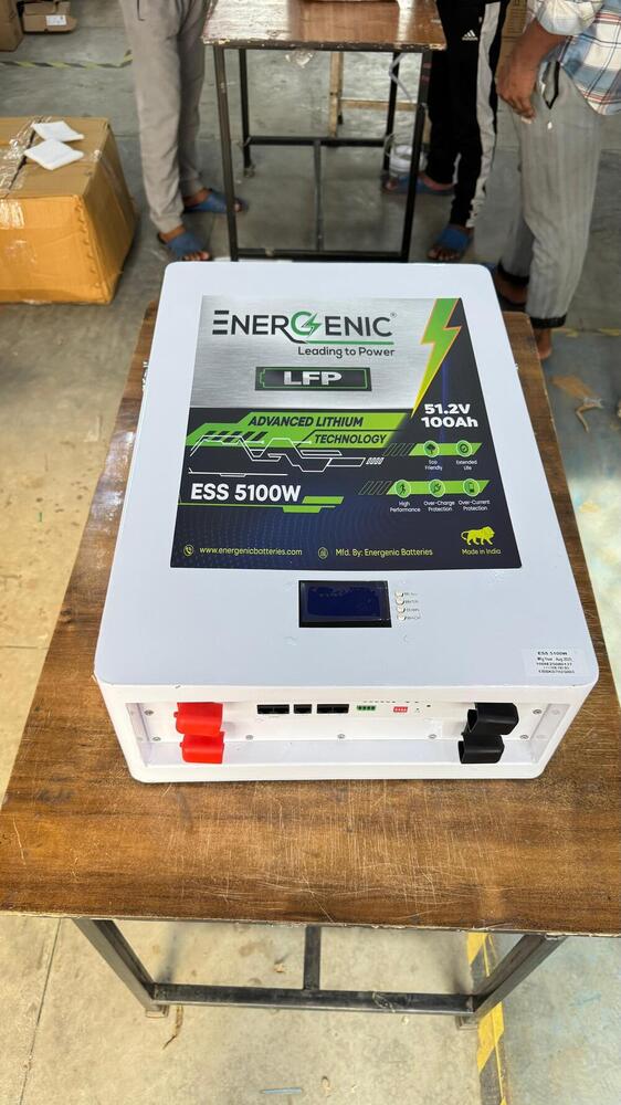 51.2V 100Ah ESS 5100W Lithium Battery