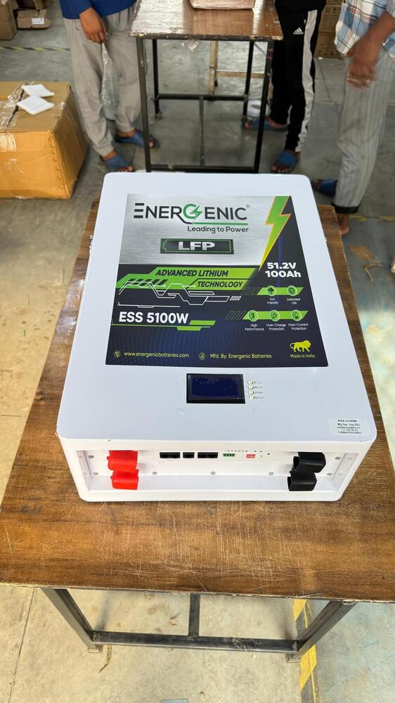 12.8V 30Ah LiFePO4 Battery - ABS Plastic, 180x77x170mm, Black/Grey | Built-in BMS, Fire-Retardant Case, 2000+ Cycles