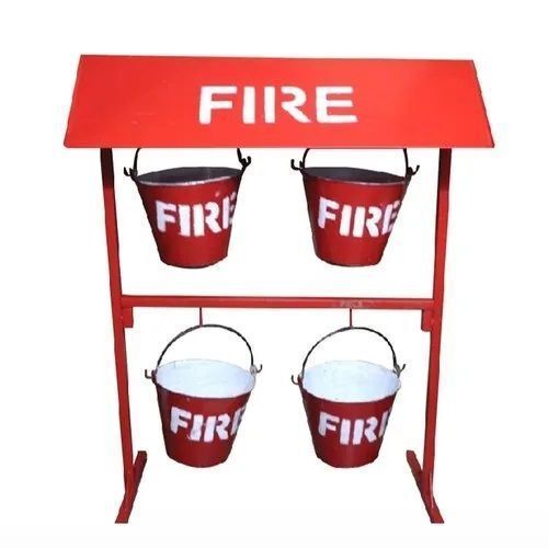 4 in 1 with Canopy Fire Bucket Stand Set
