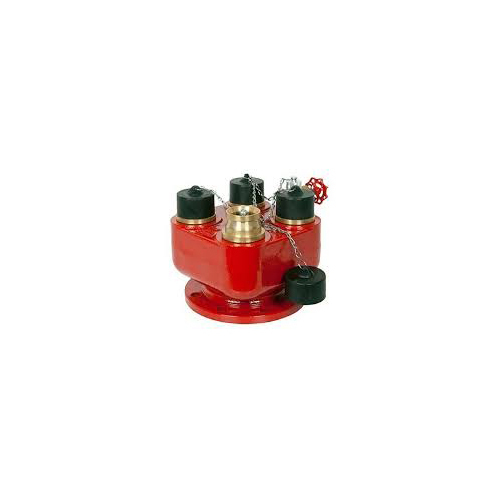 Four Way Breeching Inlet Fire Brigade Valve