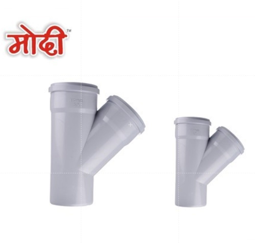 Single Y Tee - Cpvc, 75 Diameter, Grey | Hot Rolled, Efficient Fluid Flow Diversion Fitting
