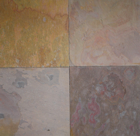 Kund Multi Slate Stone - 1.5/2/2.5/3 cm Thickness, Brown Slate Tile - Uniform Thickness, Attractive Design, High Strength, Perfect Polish