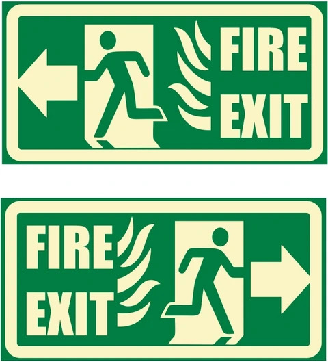 Fire Exit Signages Boards