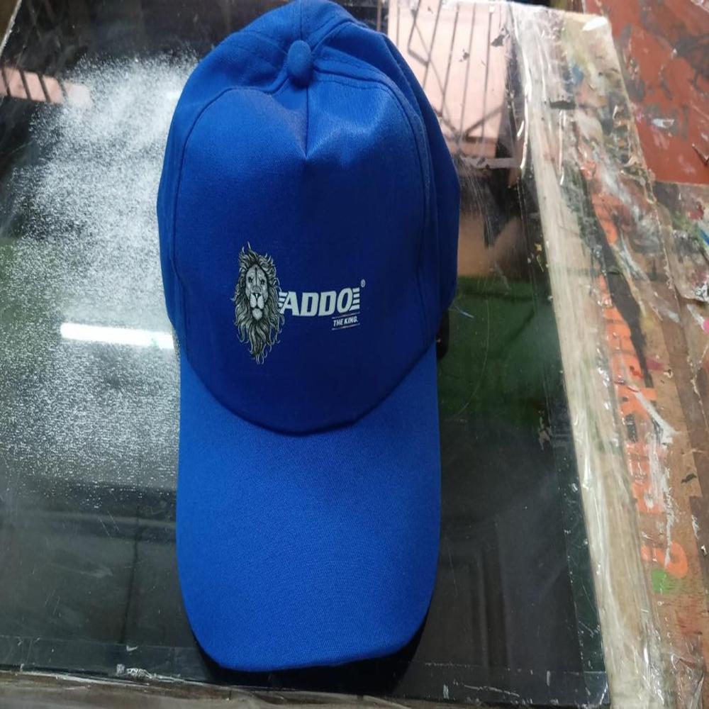blue cap