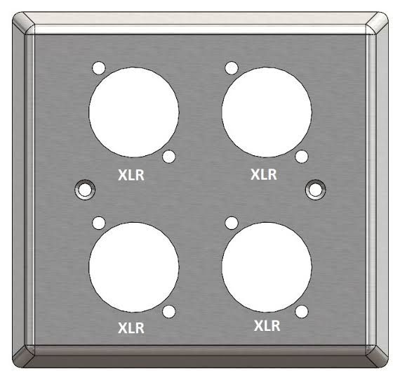Metal Wall Plates For Xlr