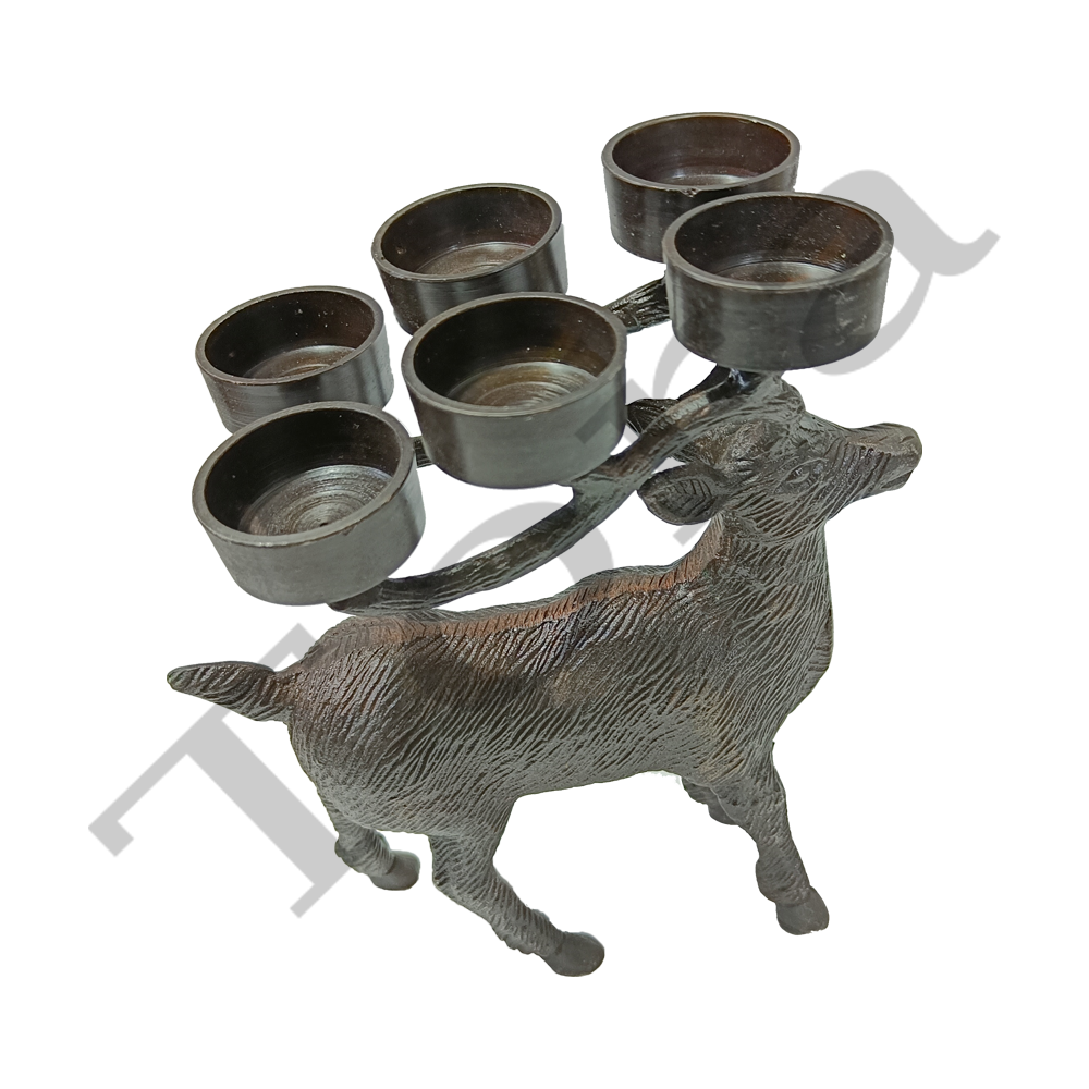 Tora Deer T Light Candle Holder (tclh6528)