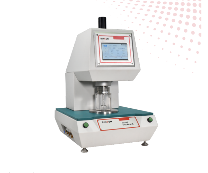 Bursting Strength Tester - Mild Steel, 500mm x 400mm x 600mm, 35-3500 kPa | Automatic Pneumatic Clamping, Color Touchscreen, Data Memory for 500 Results