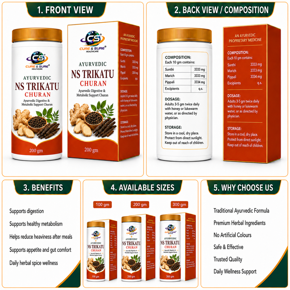 Ayurvedic Ns Trikatu Churan Third Party Manufacturing