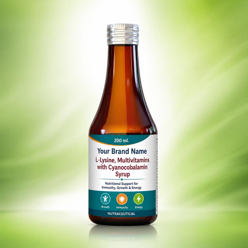 Vitamin B Complex Syrup 200 Ml - Brand Name: Oem Private Label