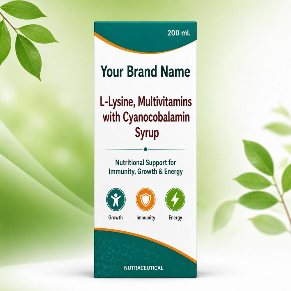 Vitamin B Complex Syrup 200 Ml - Brand Name: Oem Private Label