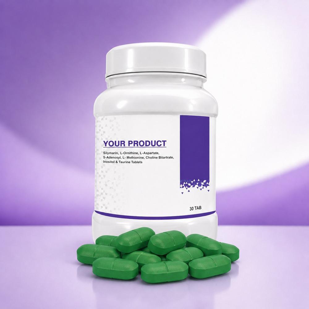 Silymarin, L-Ornithine, L-Aspartate, N-Acetyl L-Cysteine, L-Methionine, Choline Bitartrate & Inositol Tablets