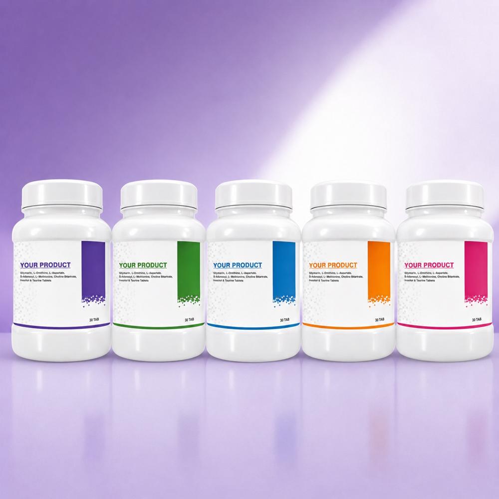 Silymarin, L-Ornithine, L-Aspartate, N-Acetyl L-Cysteine, L-Methionine, Choline Bitartrate & Inositol Tablets