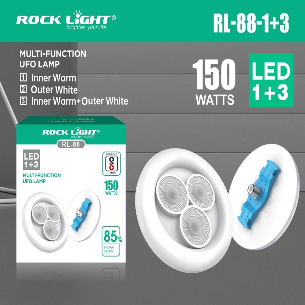 Rock Light Multi Function Ufo Light Rl-88-1+3 - Current Rating: 5