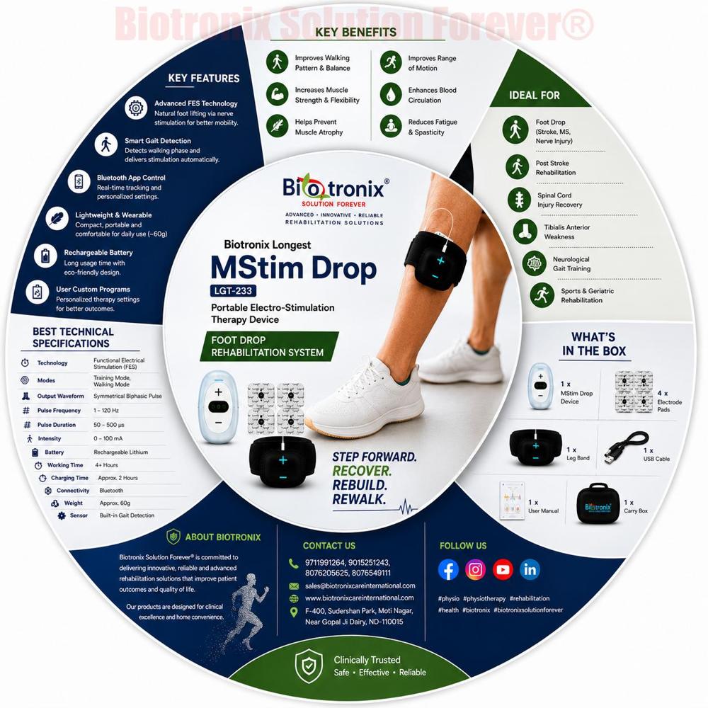 Advanced Foot Drop Rehabilitation Device for Neurological Recovery