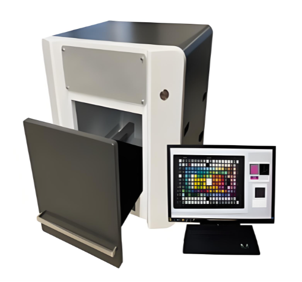 Non-contact Color Measuring Instrument - ABS & Stainless Steel, 480x360x520 mm, LED Array, 45/0 Geometry, LCD Display