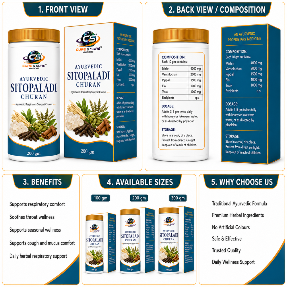 Ayurvedic Sitopaladi Churan Third Party Manufacturing