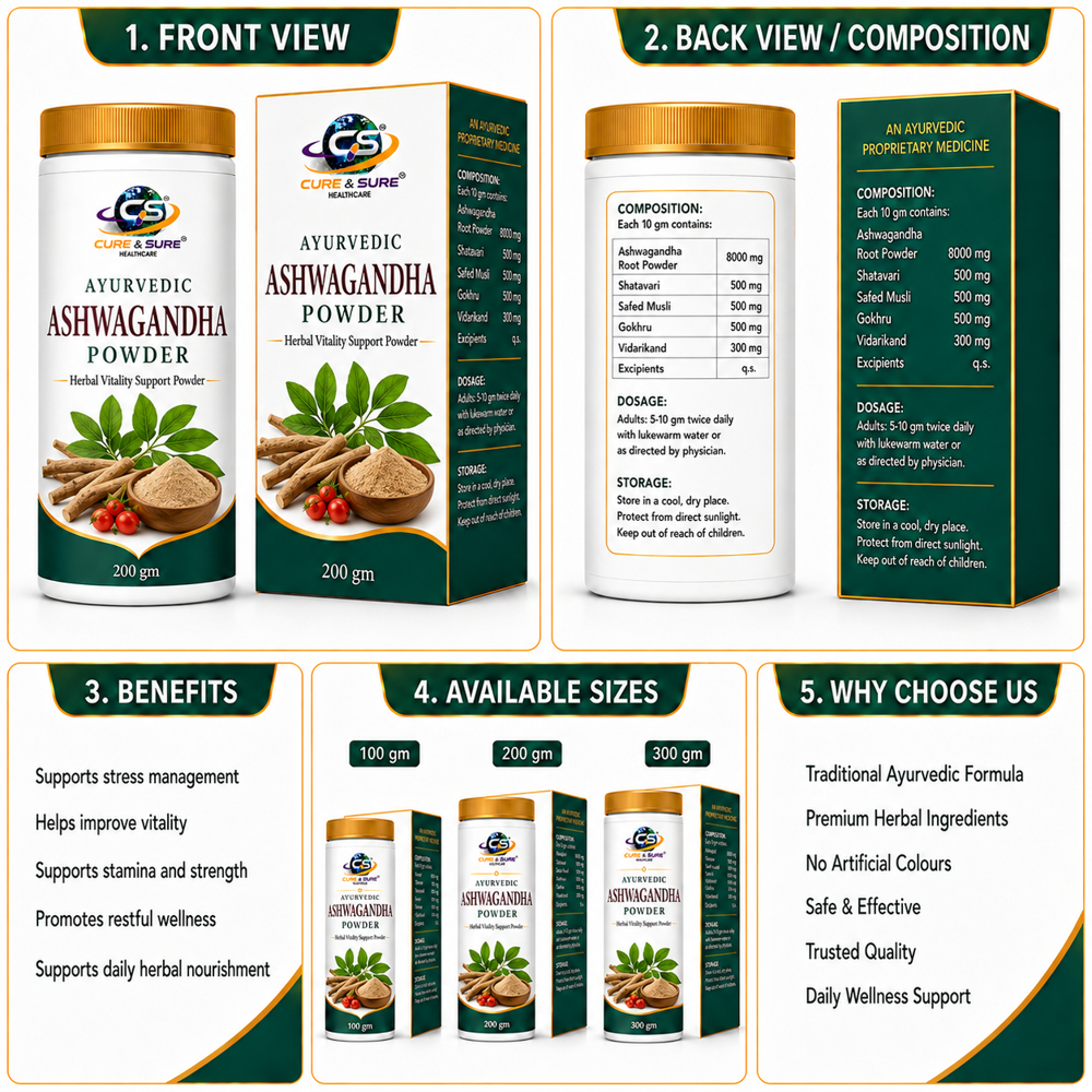 Ayurvedic Ashwagandha Powder Third Party Manufacturing