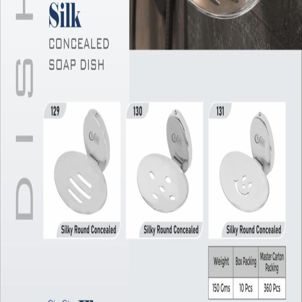 Silky Concealed Soap Dish - Color: Silver