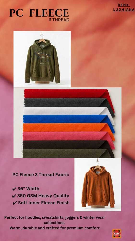 Pc Fleece 3 Thread - Width: 360 Millimeter (Mm)